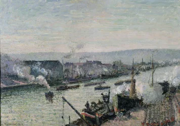 Saint-Sever Hafen, Rouen, 1896
